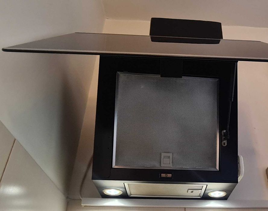 FRANKE Hota Decorativa FPJ 615 V BK/SS , Sticla Neagra, 750 mᶾ/h, Touch Control, 60 cm