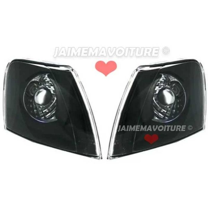 Фарове VW Пасат Б5 96-00г Ейнджъл ДЕПО Нови лупи Затъмнени b5 Passat