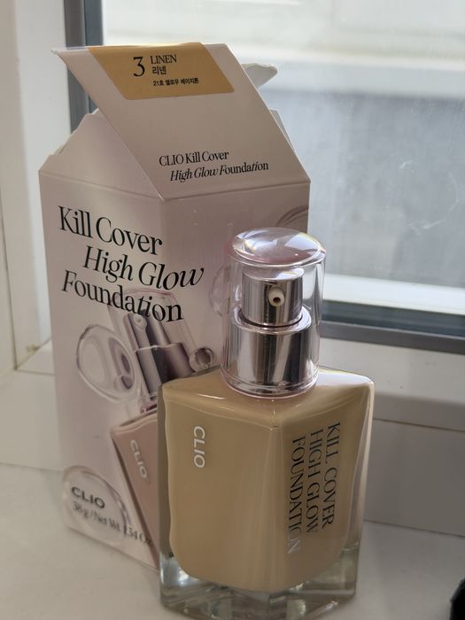 Тональный крем CLIO Kill Cover High Glow Оттенок 03 Linen)