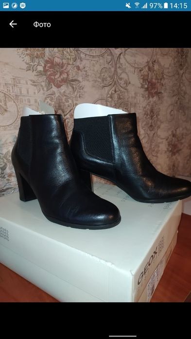 Ботинки демисезонные Geox( Италия ). Размер 37,5