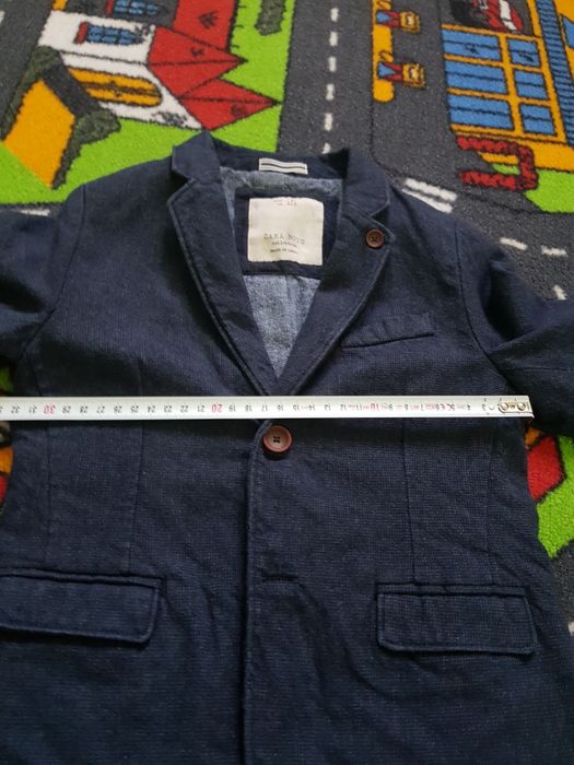 Lot 110 - sacou baieti zara + camasa h&m