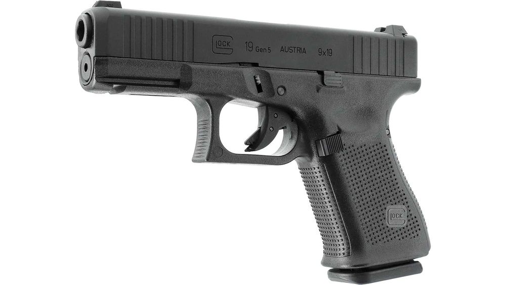 Еърсофт пистолет GLOCK 19 Gen5 (Green Gas Blowback, < 1.0 J)