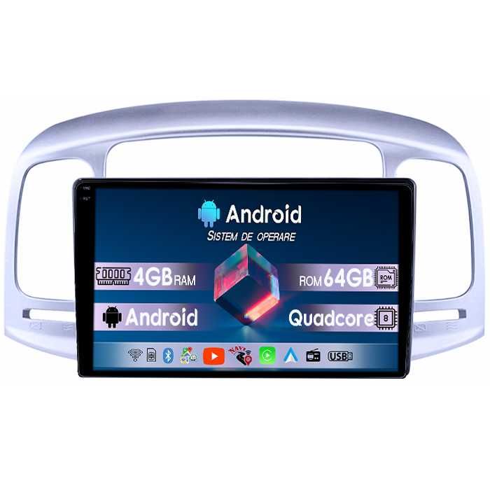 Navigatie Hyundai Accent 2006-2011, 4GB RAM/64GB ROM,Android 14