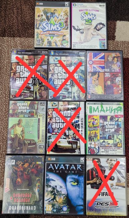 Игры для ПК на дисках
