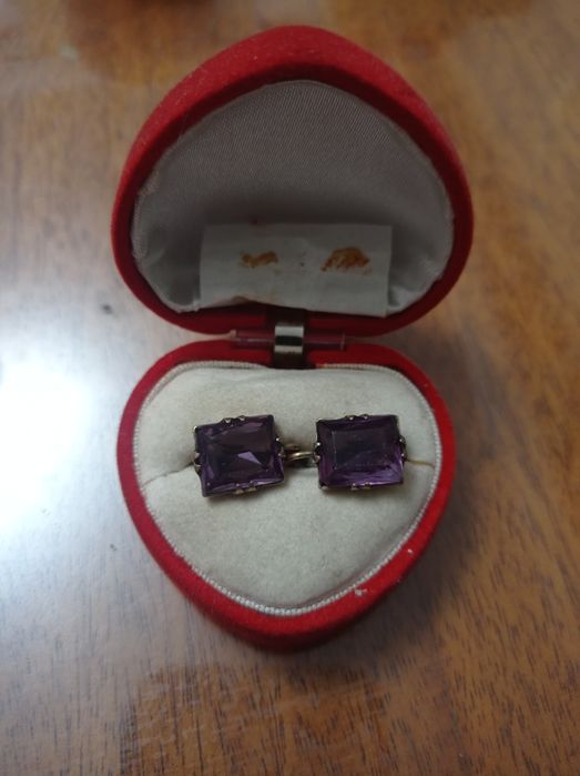 Серьги серебро СССР.