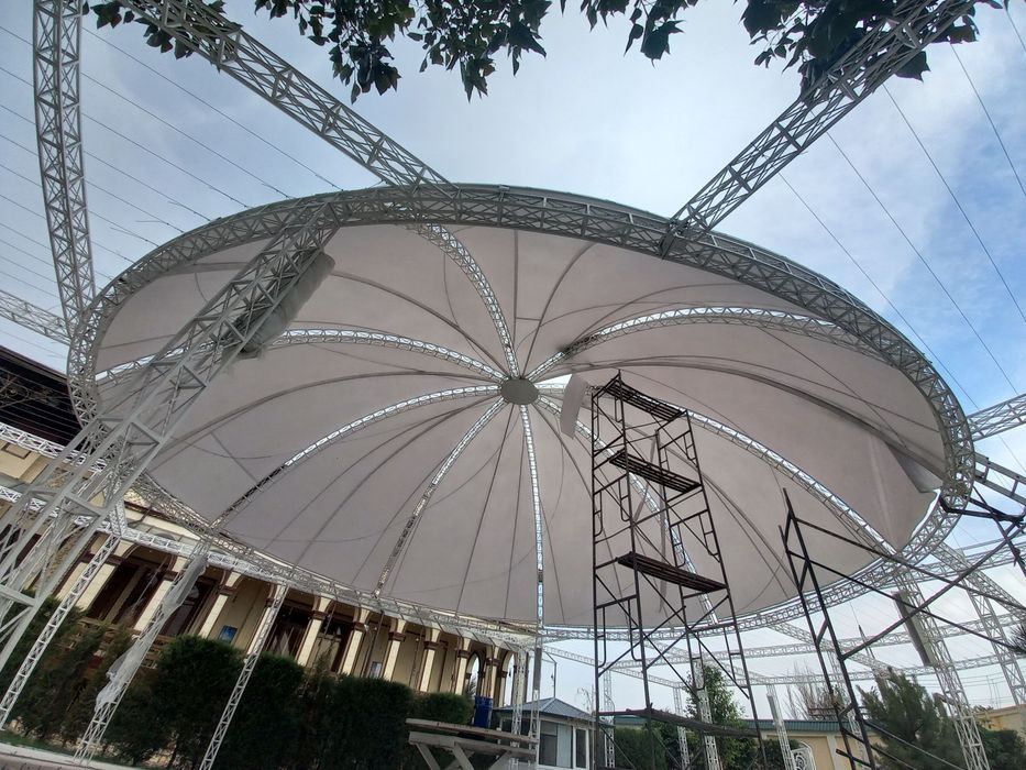 Баннер тент соя сетка BANNER tent setka ornatamiz