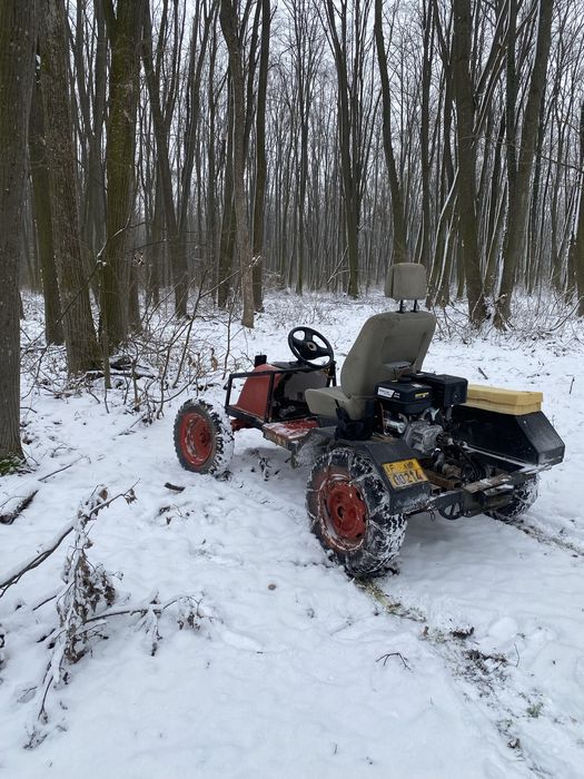 Vând buggy facut de mine cu motor cu pornire la chaie si la sfoara