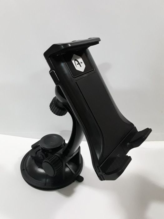 SUPORT 7"-10,1"pentru TABLETA sau TELEFON cu fixare pe parbriz - NOU