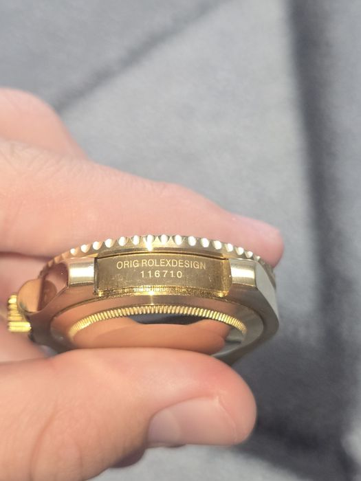 Rolex gmt master II solid gold