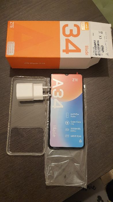 Smartphone ZTE Blade A34 Nou nouț, cu garanție