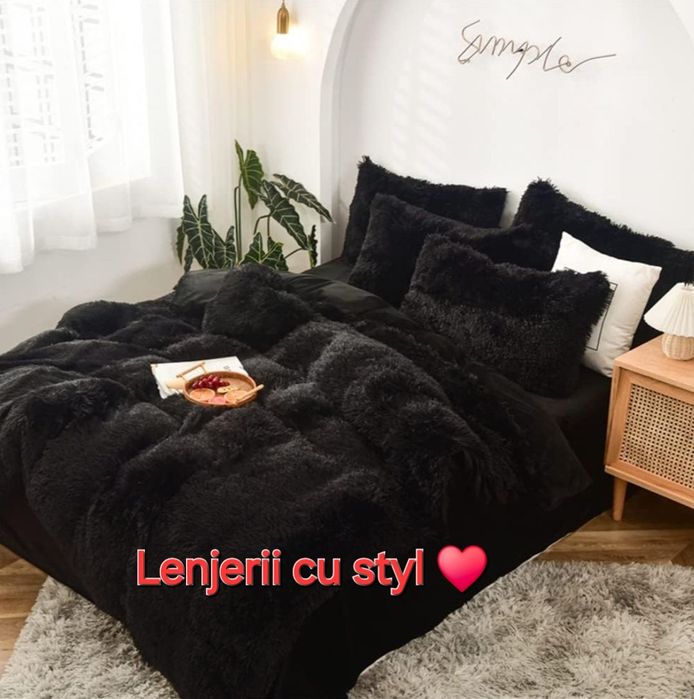 Lenjerii 6piese FLUFFY cu ciucuri