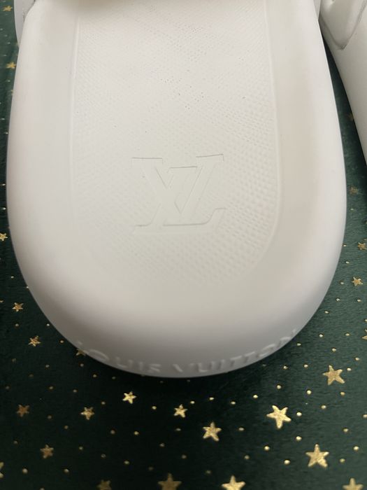 Papuci Louis Vuitton Waterfront Mule White