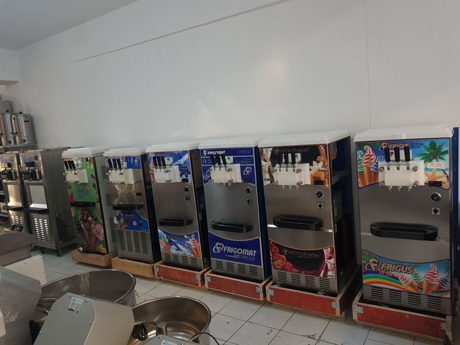 Frezer muzqaymoq apparatlari, xar hil turi mavjud