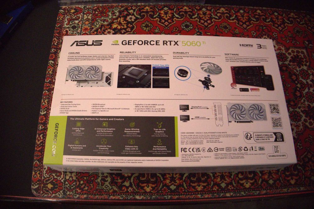 ASUS RTX 5060 Ti 16GB Ventus White Nou Sigilat