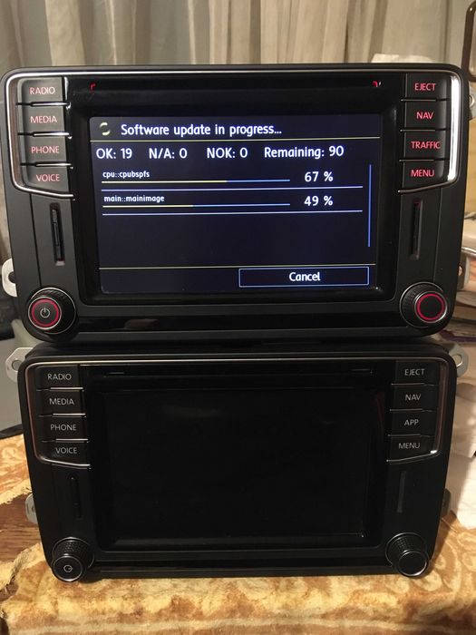 Подмяна на тъчскрийн на MIB STD2 Discovery/Composition VW, Seat, Skoda