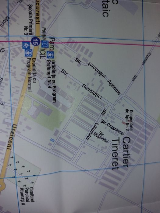 Afumați IF str Liliacului nr 11B - teren pt casă racordat la utilități