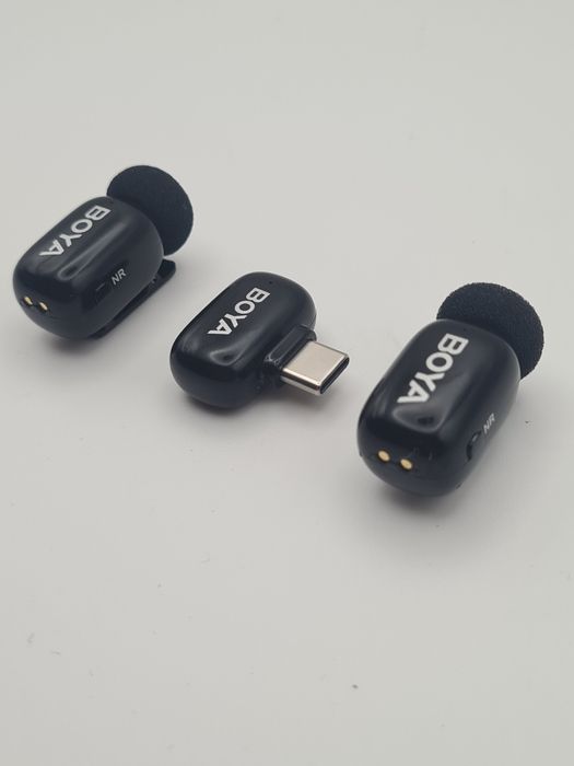 Set 2 microfoane wireless BOYA Mini cu Noise Canceling