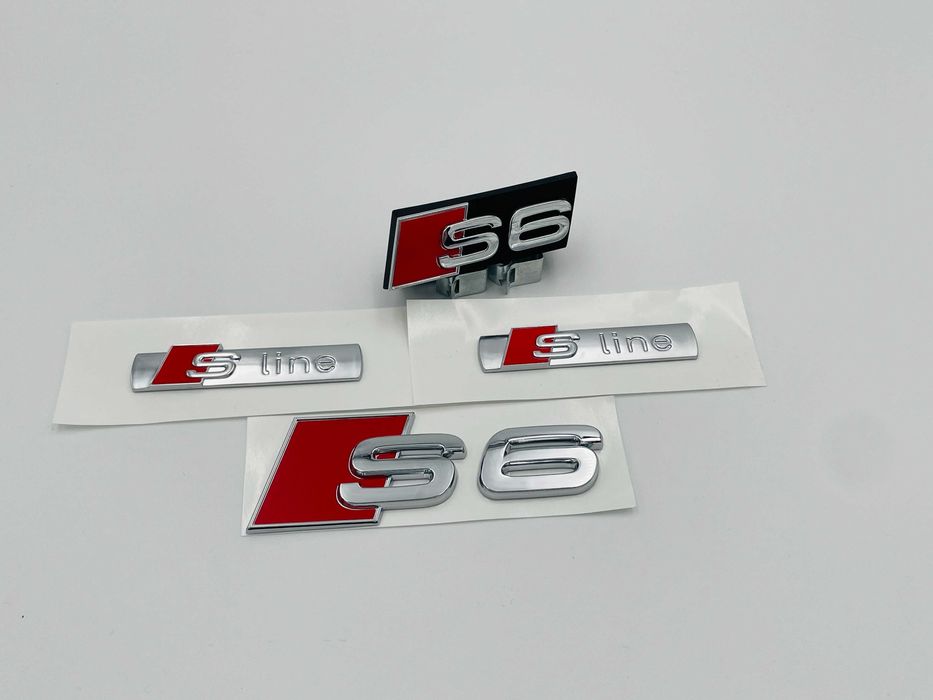 Set embleme compatibile Audi S6 A6 s-line