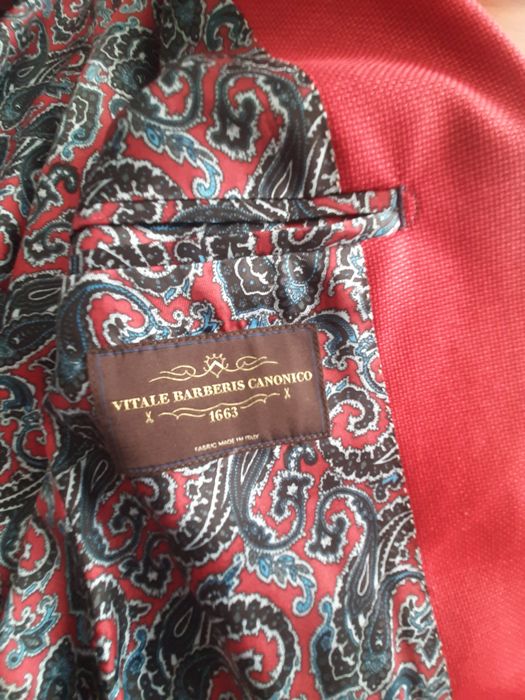 Sacou Bigotti, model Conti, roșu