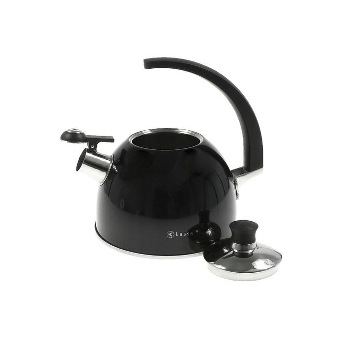 Fierbător tradițional fabricat din inox, ceainic 2.6 litri, 19-23