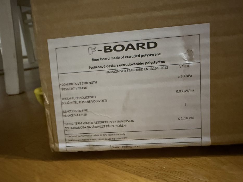 Подова изолация F - Board