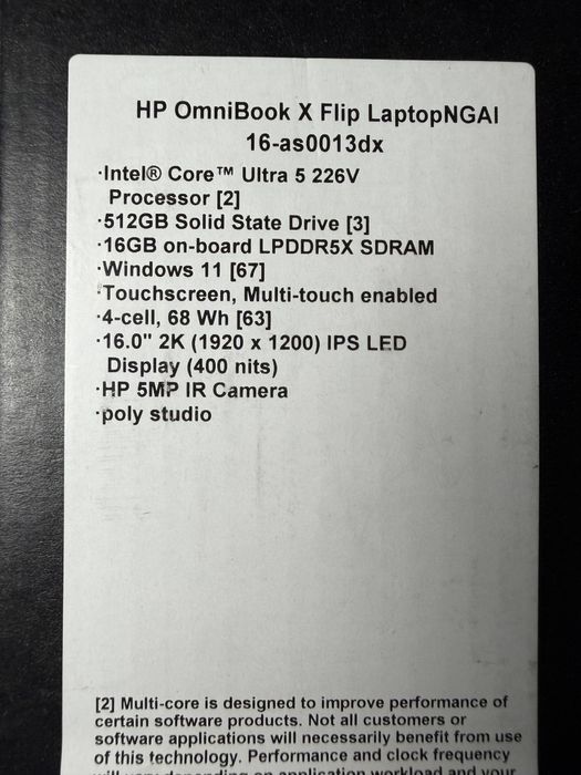 HP OmniBook X Flip 16