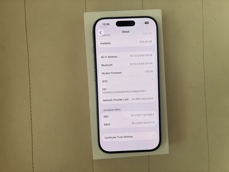 IPhone 17 256гб Перфектен  с гаранция