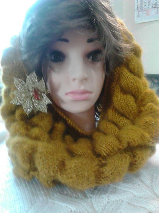 Шал, шал-снуд - ръчна изработка