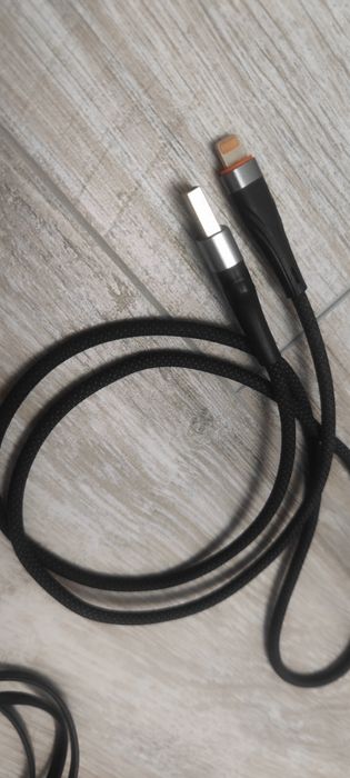Кабель шнур iPhone 16 оригинал usb Lightning iPhone 5-14,зарядка 33w