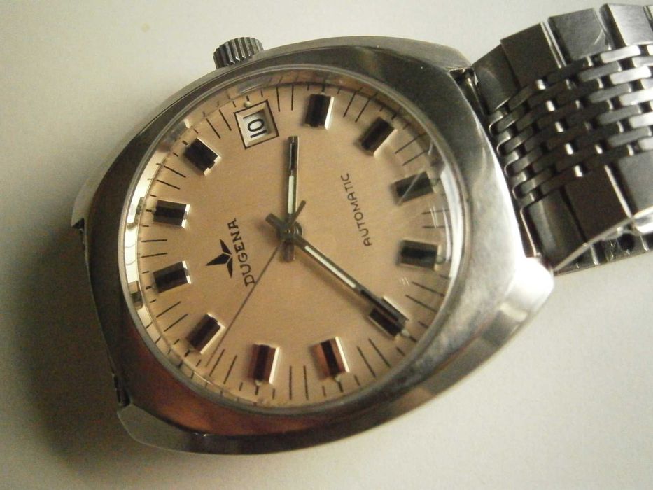 DUGENA, automatic, 36,5 mm, PUW 1561, 25 jewels, Pfortzheimer, Germany