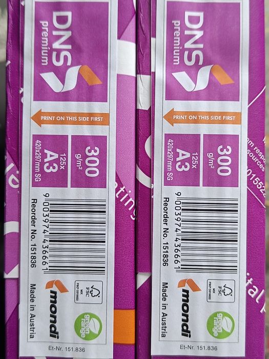 Бумага формата А3 для изготовления визиток