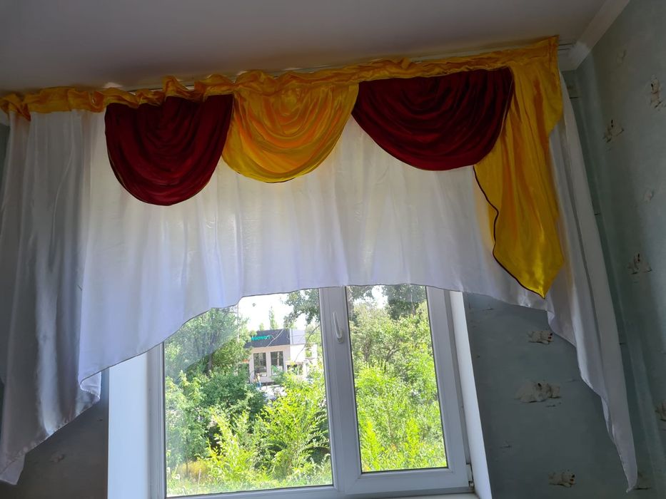 Тюль новые, ручная работа