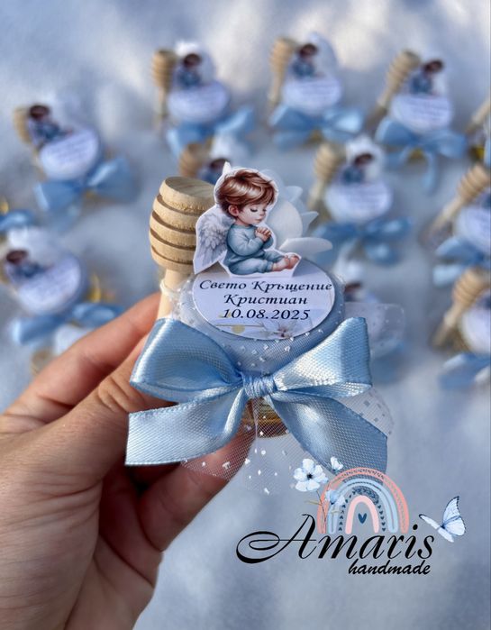 Бурканчета с мед- подаръци за гости