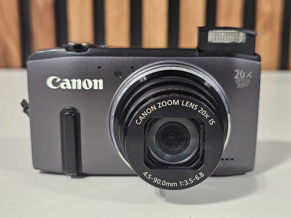 Y2K Aparat foto digital compact Canon PowerShot SX270 12.1MP 20x Zoom