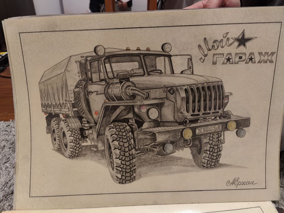 Рисунки ручная работа