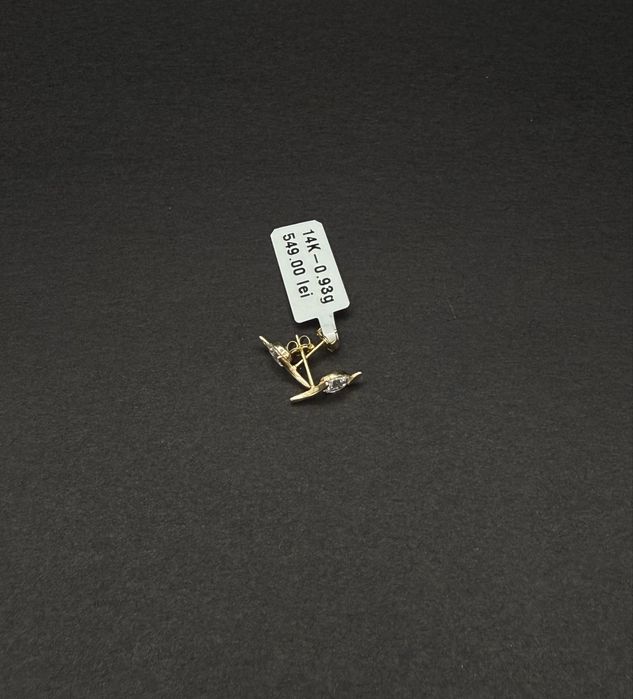 Bijuteria Royal cercei aur 14k 0.93 gr
