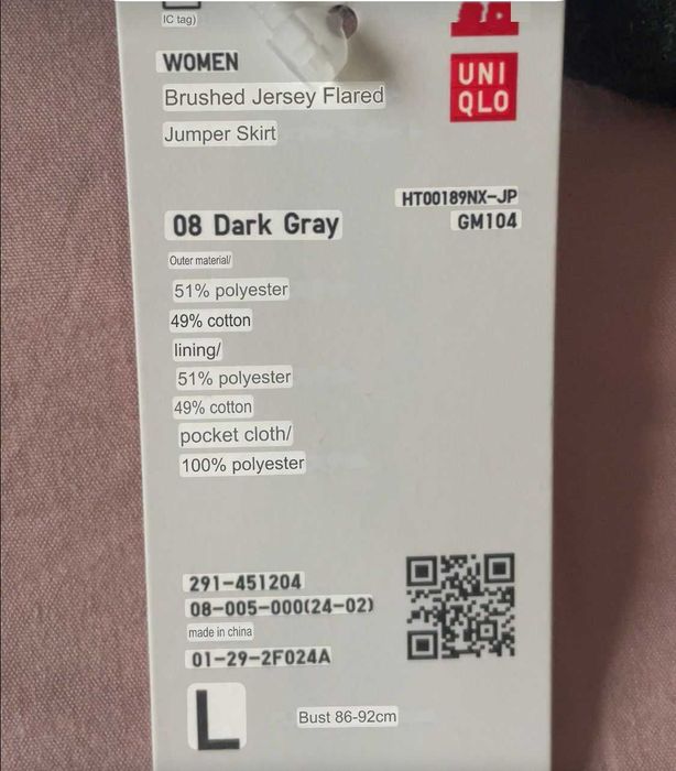 Rochie Uniqlo de iarna, noua cu eticheta