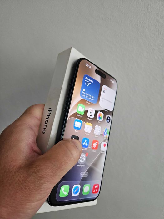 Iphone 17 pro max 256 gb la cutie 100% bateria.