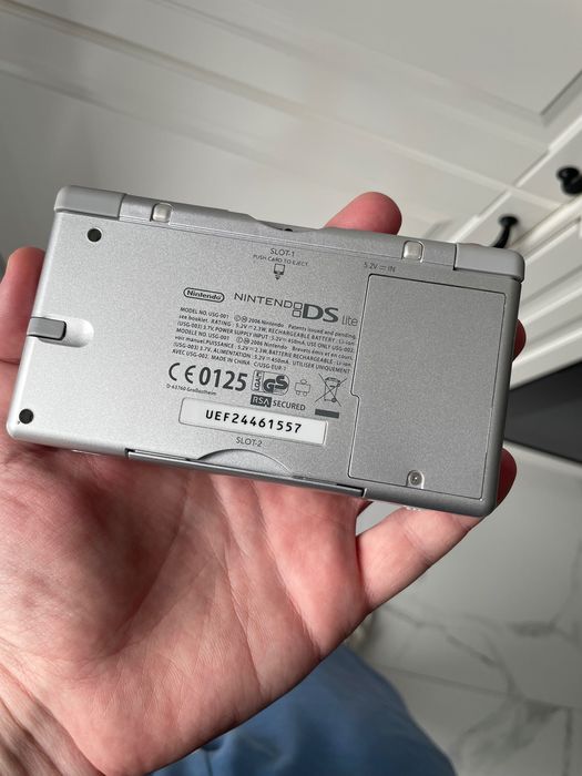 Nintendo DS Lite silver argintiu