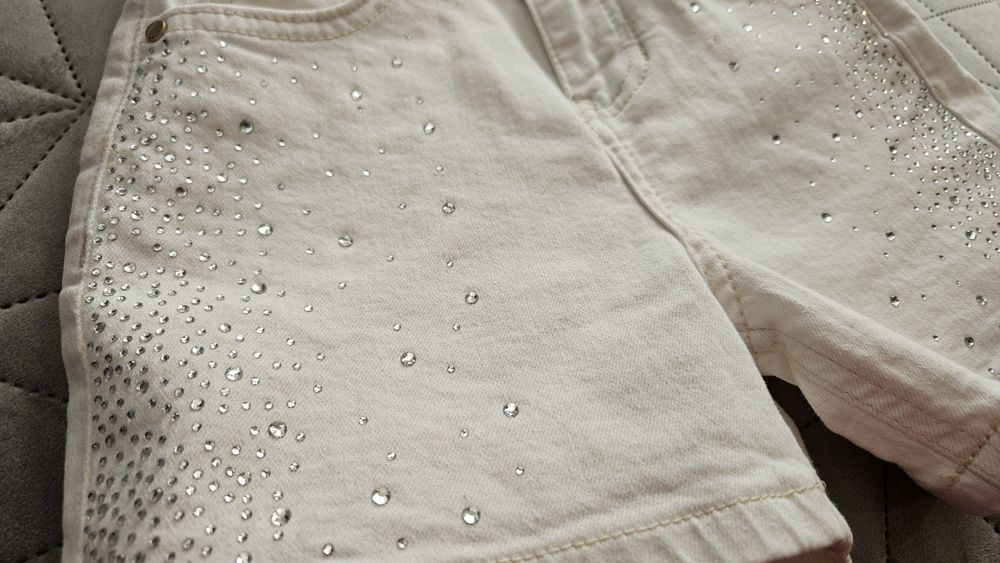 Детски дънкови панталонки Guess