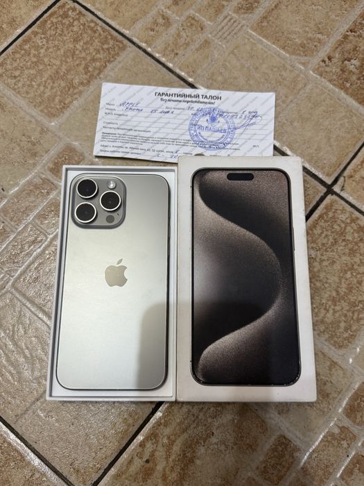 iPhone 15 Pro Max 256GB.84%.В Отличном состоянии!