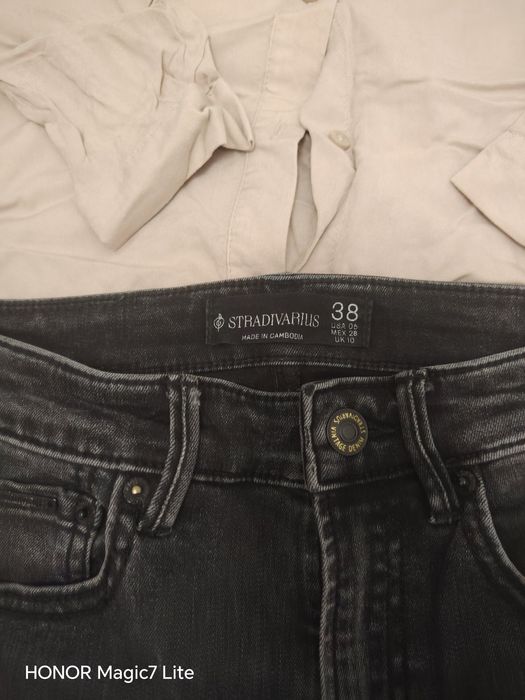 Lot haine dama blugi Stradivarius 38 si camasa