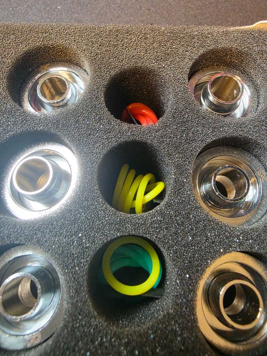 Fitinguri Alphacool Eiszapfen 16/10mm G1/4 crom, set 7 buc