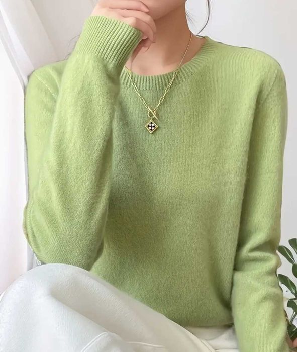 Дамски пуловер от кашмир и вълна