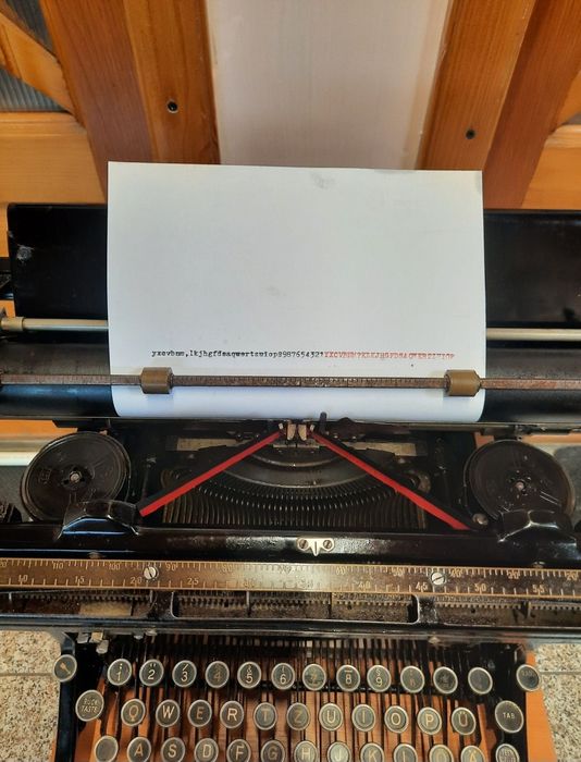 Mașină de scris F.K. 1928 impecabilă