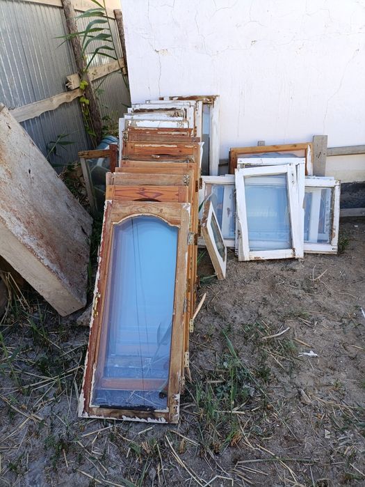 Окна деревянные б/у