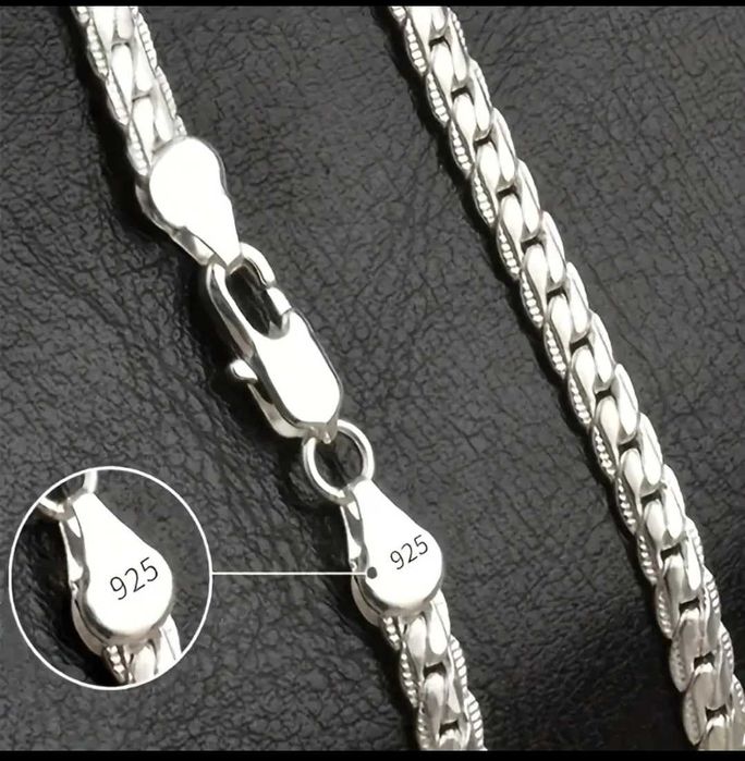 Последни бройки Funky Style Унисекс Сребърно Покритие Медна Огърлица