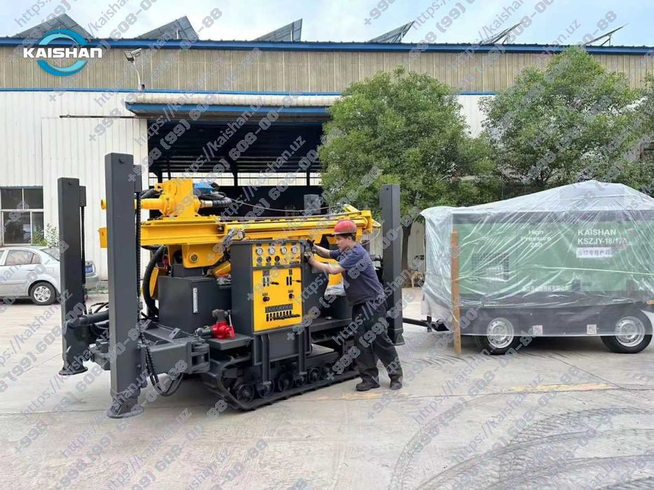 Буровая установка для водяных скважин KW500 глубина 500м диаметр 350мм