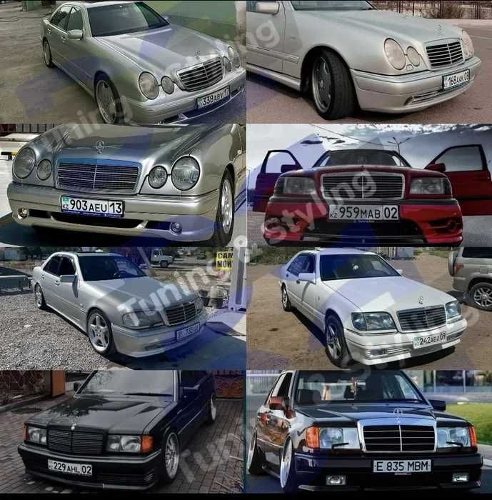 Мерседес Бампер Пороги W124 w210 w211 w140 w202
