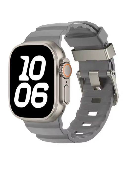 Curea Soft Silicon Lata Compatibila Ceas Apple Watch Husa Folie